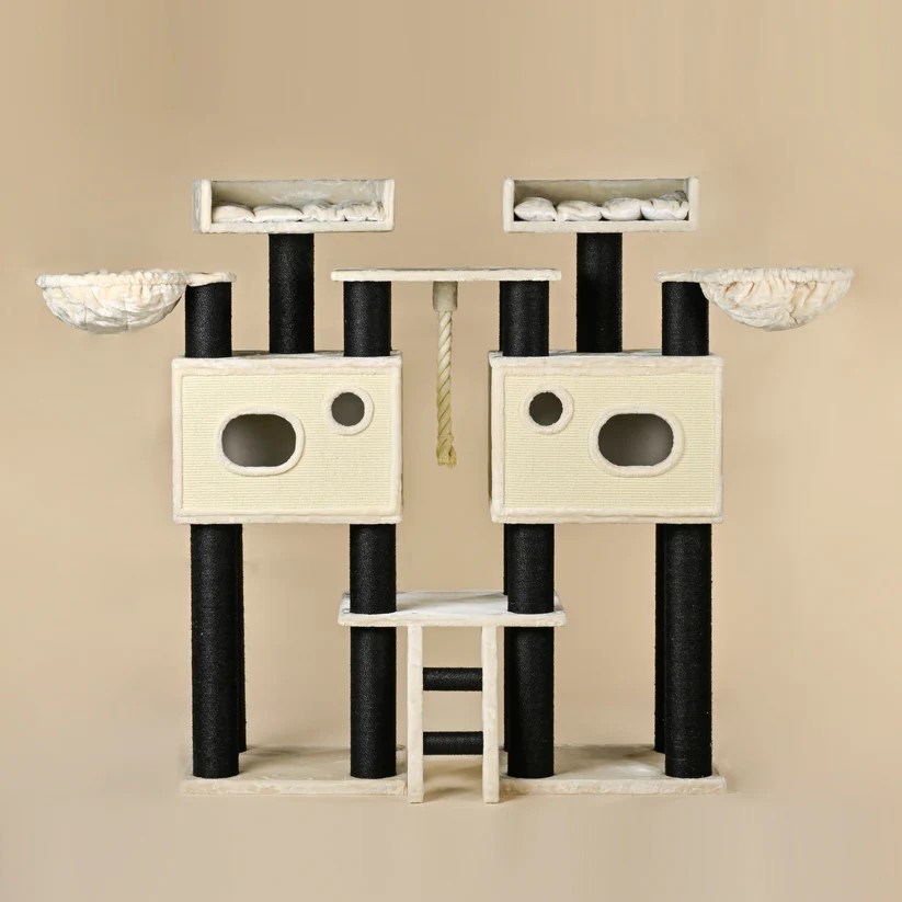 Mehrkatzen-Haushalte: Den richtigen großen Kratzbaum für mehrere Katzen wählen großer Kratzbaum